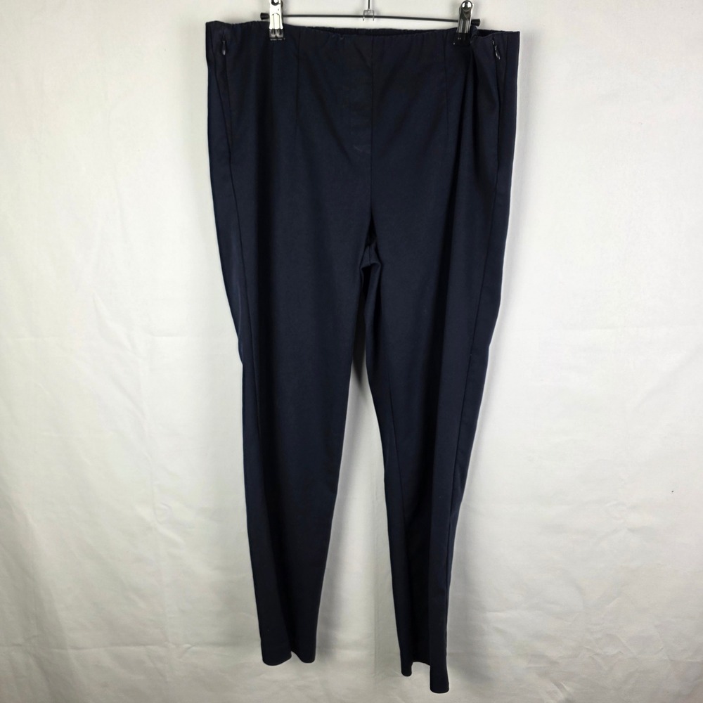 J Jill Navy Blue Size 15/16 Tall Full Length Stretch Casual Pants Womens office
